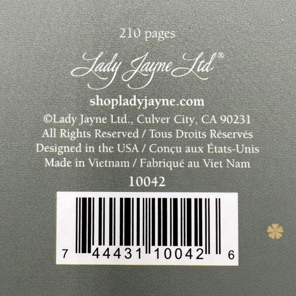 Lady Jayne Ltd Travel Journal Unisex OS White NWOT Guided Prompted Spiral